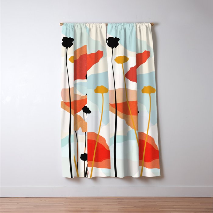 Poppy Window Curtain Gallery Image 3