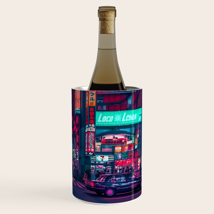 Cyberpunk Tokyo Street Wine Chiller Gallery Image 3
