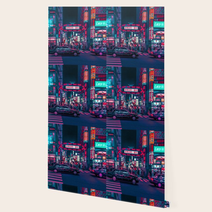 Cyberpunk Tokyo Street Wallpaper Gallery Image 2