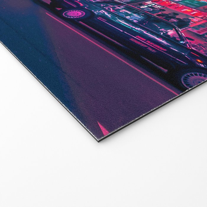 Cyberpunk Tokyo Street Welcome Mat Gallery Image 2