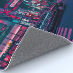 Cyberpunk Tokyo Street Rug Gallery Image 4