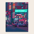 Cyberpunk Tokyo Street Notebook Gallery Image 4