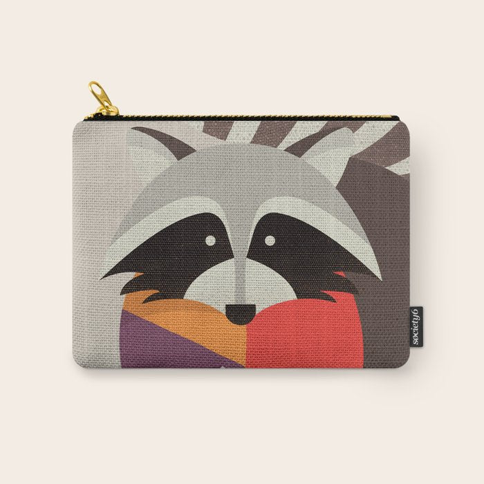 Raccoon Carry All Pouch Gallery Image 1