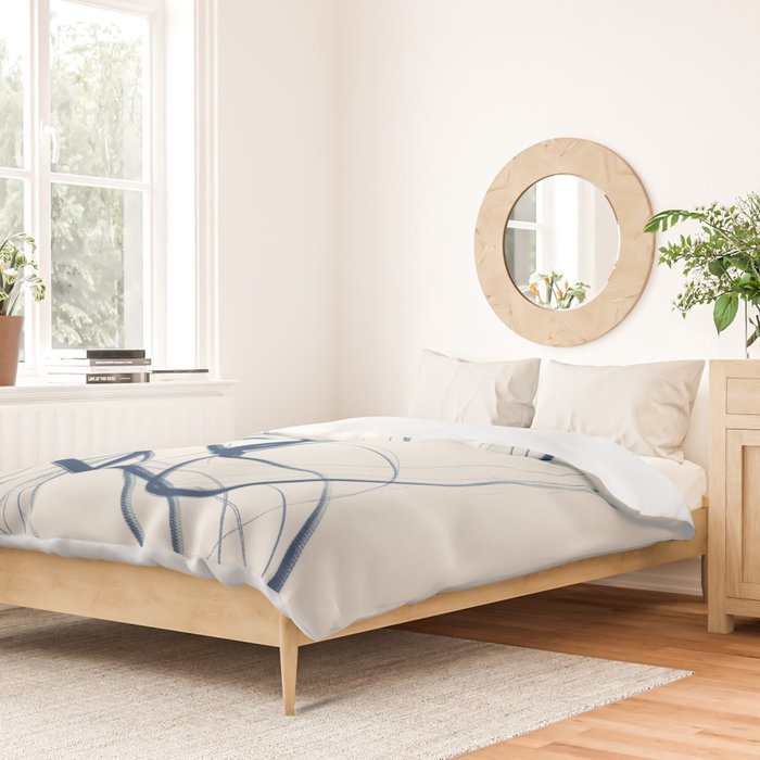 Minimal Abstract Line Art 16 Duvet Cover Gallery Image 2