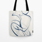 Minimal Abstract Line Art 16 Tote Bag Gallery Image 1