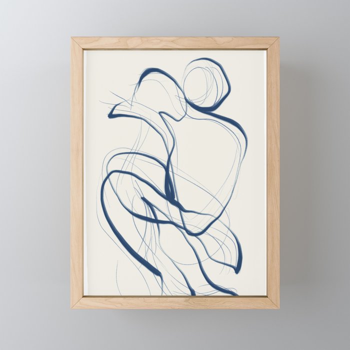 Minimal Abstract Line Art 16 Mini Art Print Gallery Image 1