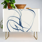 Minimal Abstract Line Art 16 Credenza Gallery Image 1