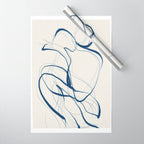 Minimal Abstract Line Art 16 Wrapping Paper Gallery Image 1
