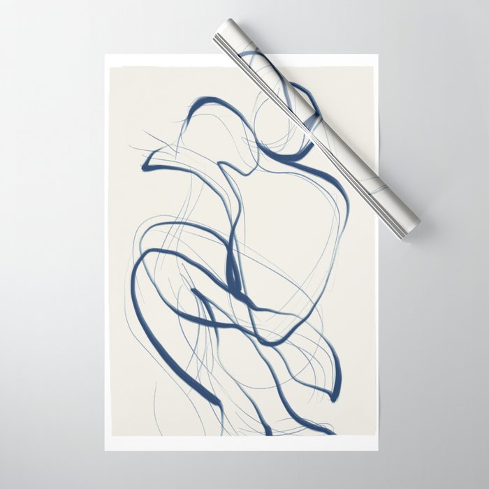 Minimal Abstract Line Art 16 Wrapping Paper Gallery Image 1
