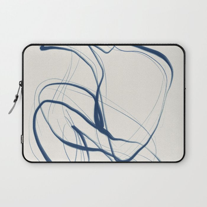 Minimal Abstract Line Art 16 Laptop Sleeve Gallery Image 1