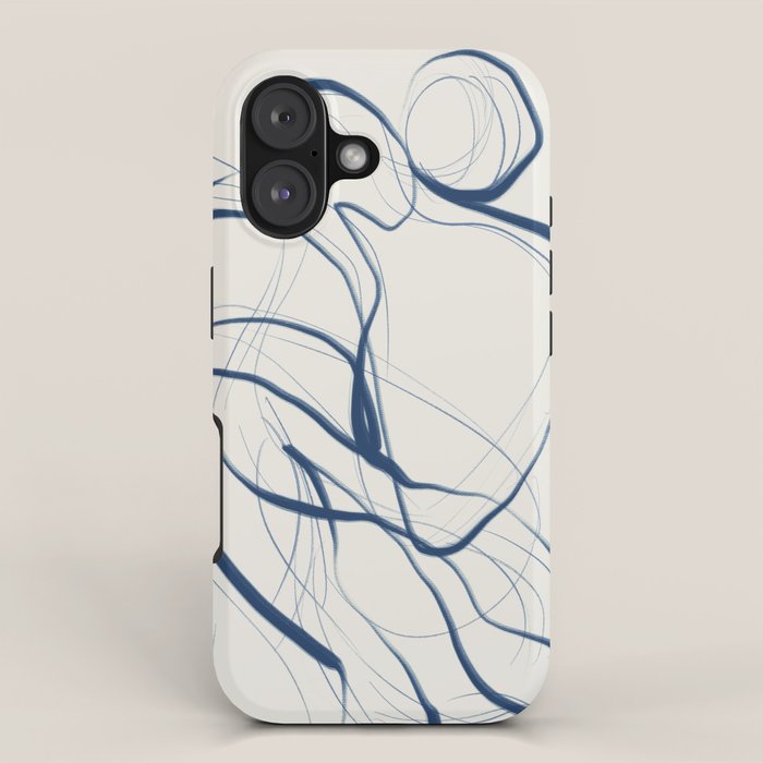 Minimal Abstract Line Art 16 iPhone Case Gallery Image 1
