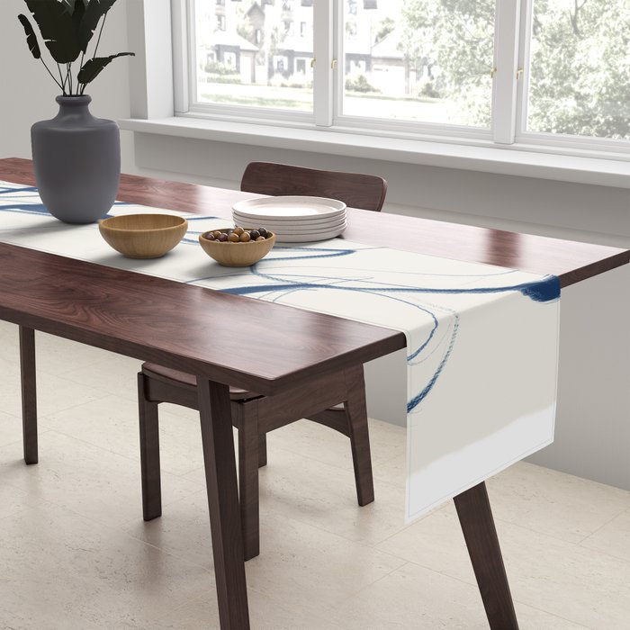 Minimal Abstract Line Art 16 Table Runner Gallery Image 2