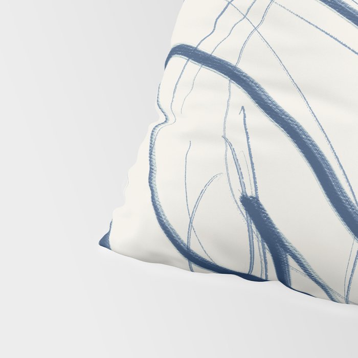 Minimal Abstract Line Art 16 Pillow Sham Gallery Image 4
