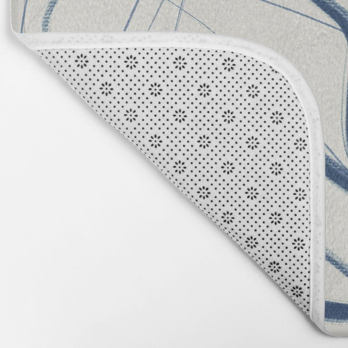 Minimal Abstract Line Art 16 Bath Mat Gallery Image 2