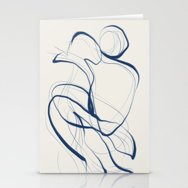 Minimal Abstract Line Art 16 Stationery Card Gallery Image 2