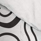Black and white happy face pattern Comforter Gallery Image 4