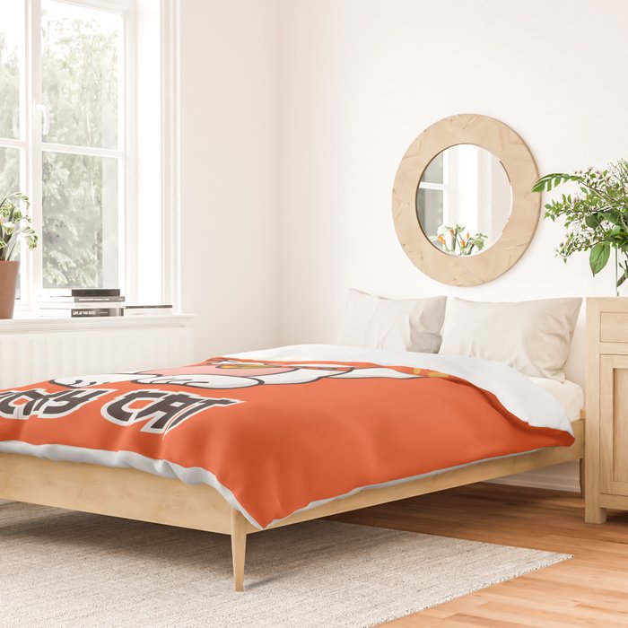Lucky Cat Illustration Duvet Cover Gallery Image 2