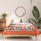 Lucky Cat Illustration Comforter Gallery Image 3