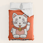 Lucky Cat Illustration Comforter Gallery Image 6
