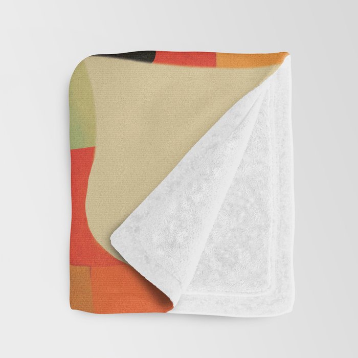 Colorful Abstract Horses 1 Throw Blanket Gallery Image 3