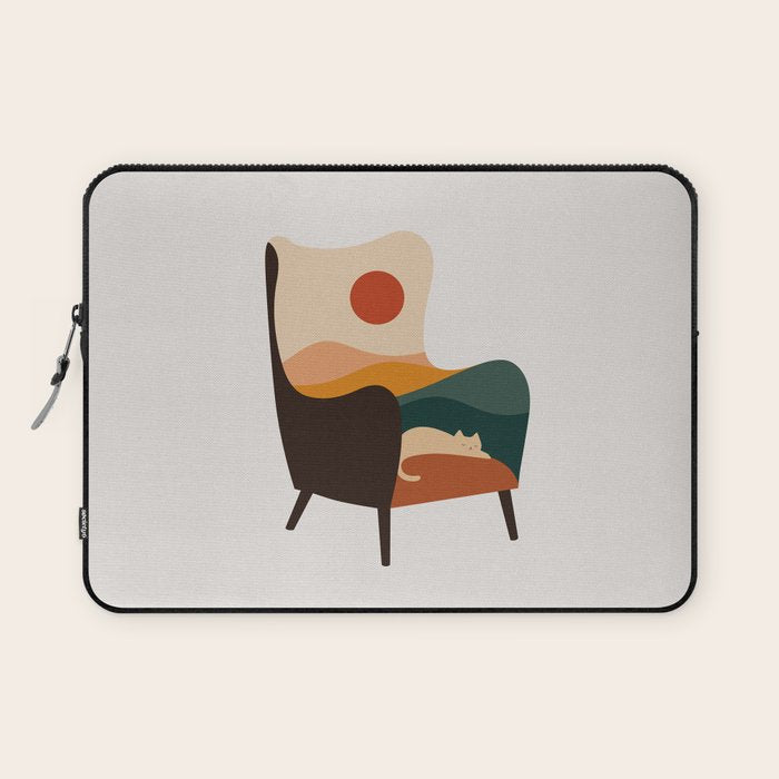 Cat Landscape 75 Laptop Sleeve Gallery Image 1