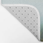Landscape Pine Forest Green Evergreen Trees Minimalist Simple Landscape Bath Mat Gallery Image 2