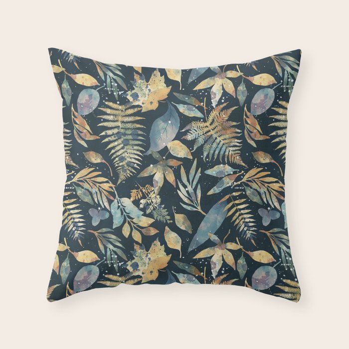 Twilight Foliage Dream Throw Pillow Gallery Image 6