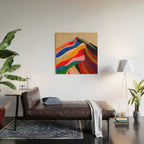 Mountain Ridge Wood Wall Art Gallery Image 2