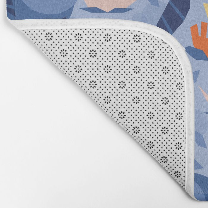 Frog in a pond pattern Bath Mat Gallery Image 2