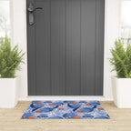 Frog in a pond pattern Welcome Mat Gallery Image 3