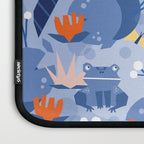 Frog in a pond pattern Laptop Sleeve Gallery Image 3