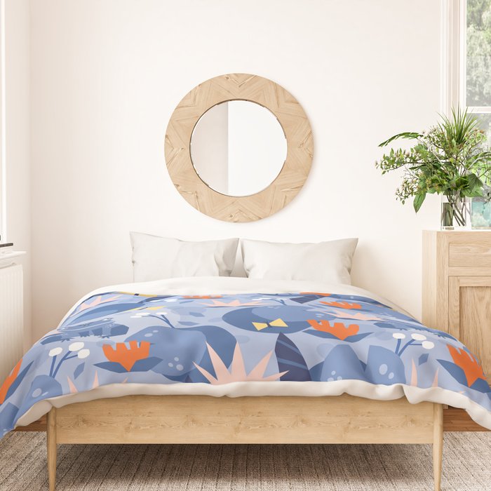 Frog in a pond pattern Duvet Cover Gallery Image 3