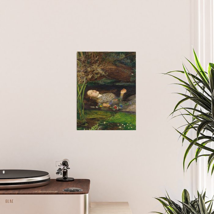 Ophelia, John Everett Millais Poster Gallery Image 2