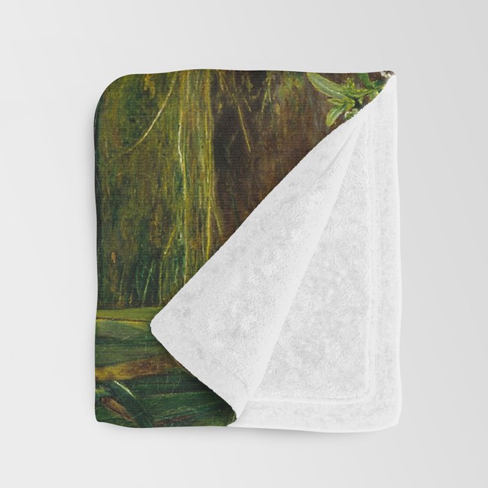Ophelia, John Everett Millais Throw Blanket Gallery Image 3