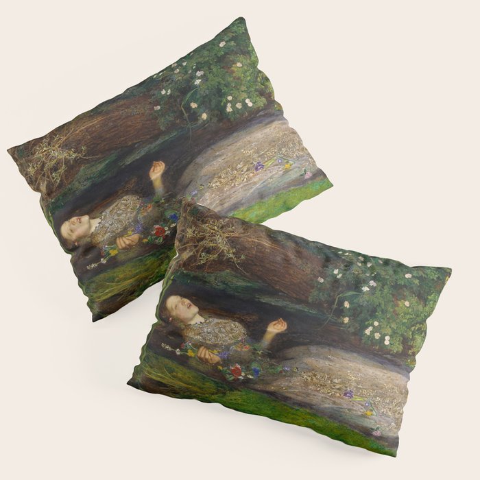 Ophelia, John Everett Millais Pillow Sham Gallery Image 1