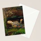 Ophelia, John Everett Millais Stationery Card Gallery Image 2