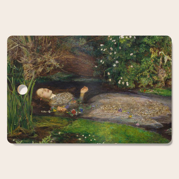 Ophelia, John Everett Millais Cutting Board Gallery Image 1