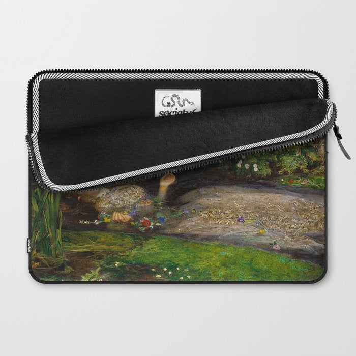 Ophelia, John Everett Millais Laptop Sleeve Gallery Image 2