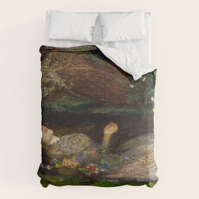 Ophelia, John Everett Millais Comforter Gallery Image 1