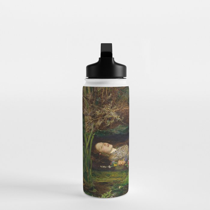Ophelia, John Everett Millais Water Bottle Gallery Image 3