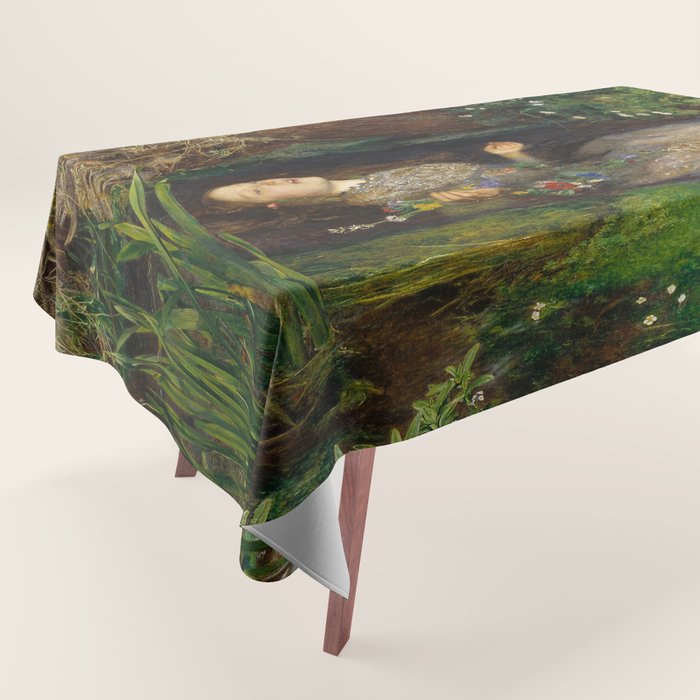 Ophelia, John Everett Millais Tablecloth Gallery Image 1