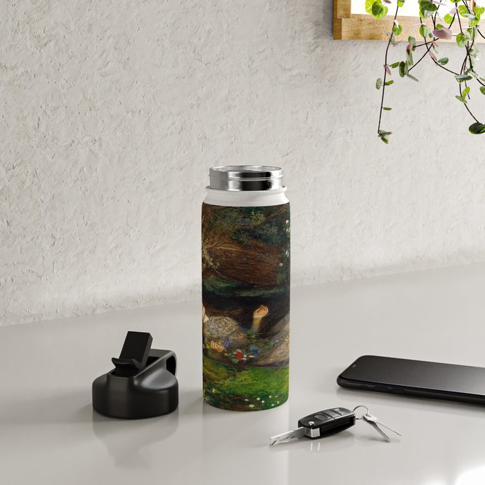 Ophelia, John Everett Millais Water Bottle Gallery Image 4