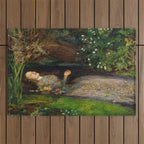 Ophelia, John Everett Millais Outdoor Rug Gallery Image 1