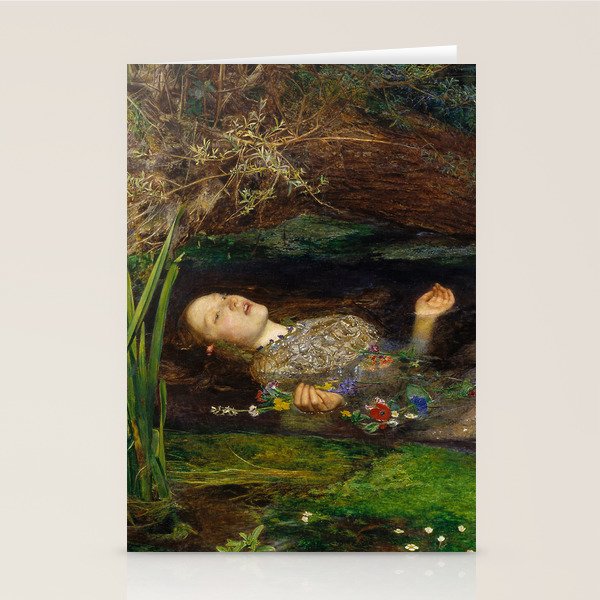 Ophelia, John Everett Millais Stationery Card Gallery Image 1