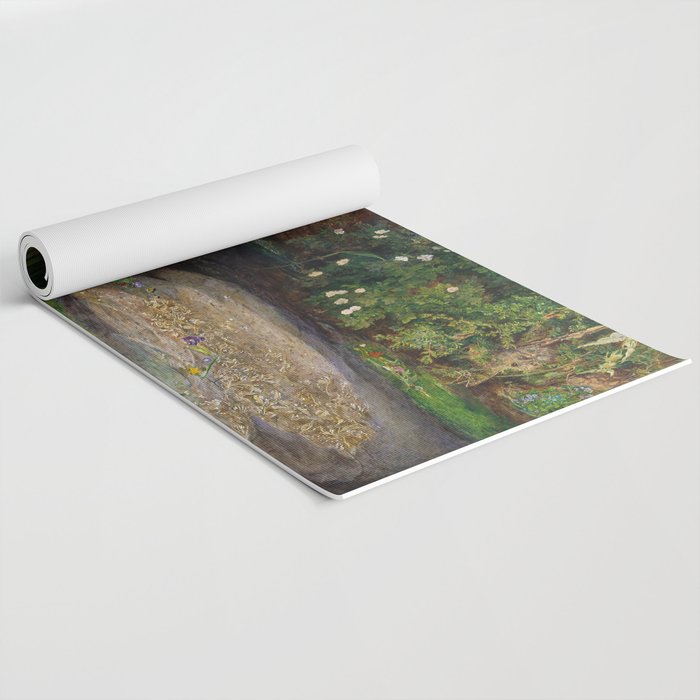 Ophelia, John Everett Millais Yoga Mat Gallery Image 2