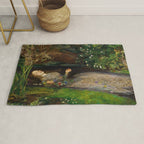 Ophelia, John Everett Millais Rug Gallery Image 1
