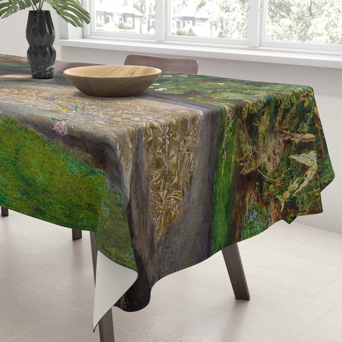 Ophelia, John Everett Millais Tablecloth Gallery Image 3