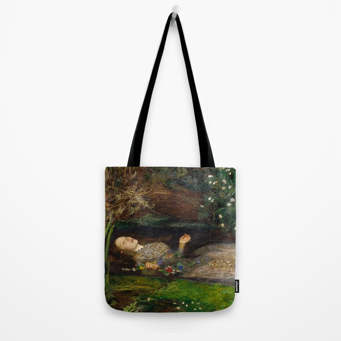 Ophelia, John Everett Millais Tote Bag Gallery Image 2