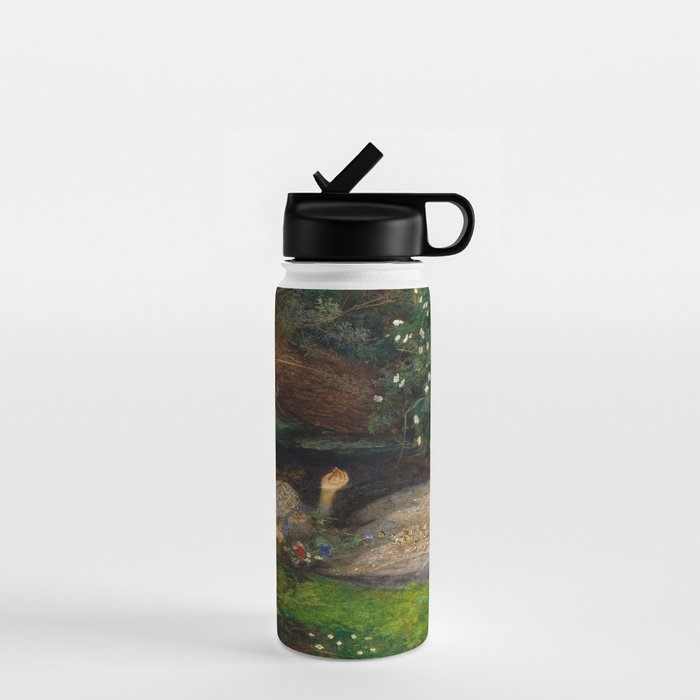 Ophelia, John Everett Millais Water Bottle Gallery Image 1
