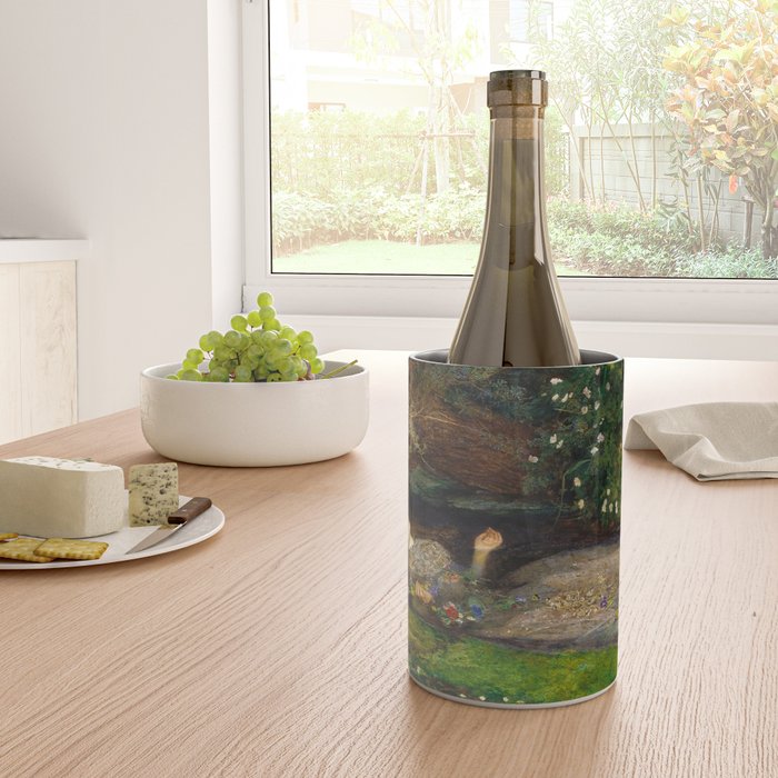 Ophelia, John Everett Millais Wine Chiller Gallery Image 4